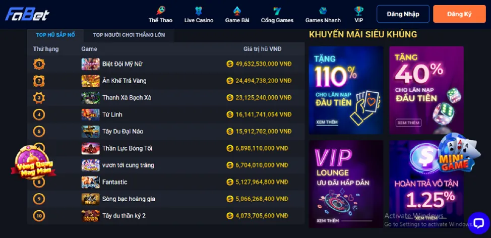 Thợ Săn Cá VIP